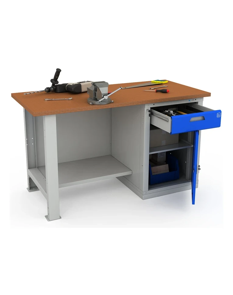 Верстак однотумбовый WOKER PRO 1002.1500 купить в Кемерово