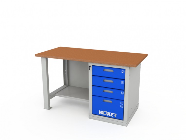 Верстак однотумбовый WOKER PRO 1004.1500 купить в Кемерово Верстак однотумбовый WOKER PRO 1004.1500 купить в Кемерово