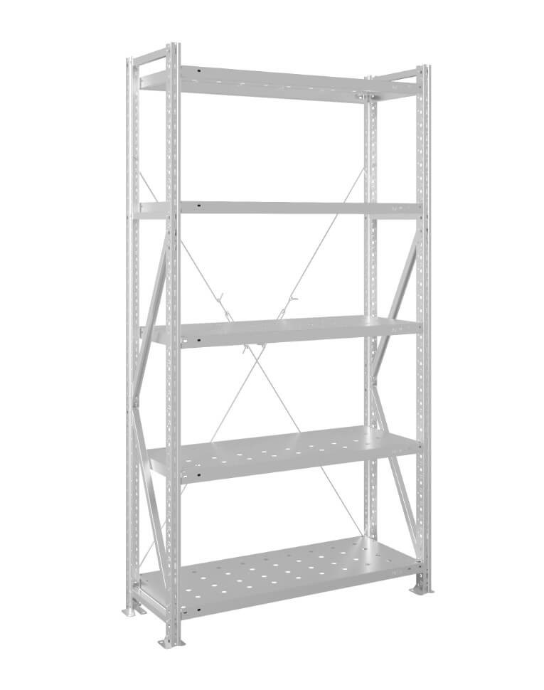Стеллаж MS U 2000x1500x500 5 полок (200 кг, перф) купить в Кемерово