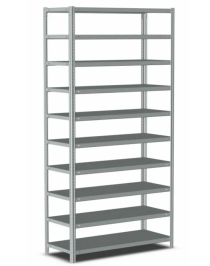 Стеллаж металлический Титан МС-500 1200х700х500 10 полок
