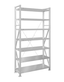 Стеллаж MS U 2000x1500x600 7 полок (250 кг, металл)