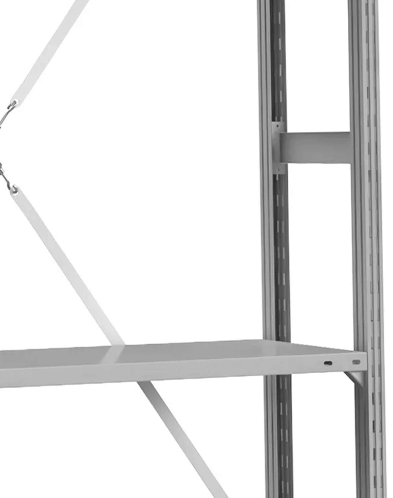 Стеллаж ТСУ 4000x700x800 3 полки (300 кг, перф) купить в Кемерово Стеллаж ТСУ 4000x700x800 3 полки (300 кг, перф) купить в Кемерово