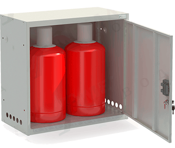 Шкаф для газовых баллонов ШГР 27-2 (27л) купить в Кемерово