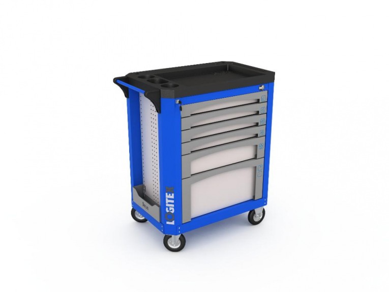 Тумба LOGITEX 6 с системой блокировки ящиков купить в Кемерово