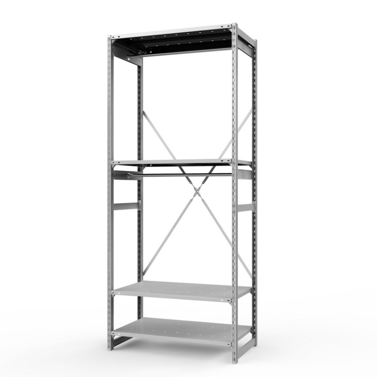 Стеллаж металлический ТСУ Универсал, 2500х1060х600 мм.Штанги: 2шт. Полки: металл усил. перф. 4 шт. купить в Кемерово Стеллаж металлический ТСУ Универсал, 2500х1060х600 мм.Штанги: 2шт. Полки: металл усил. перф. 4 шт. купить в Кемерово