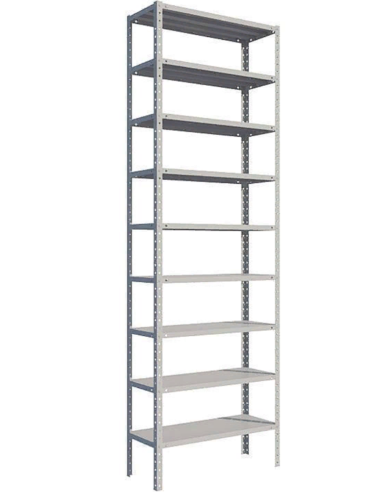 Стеллаж MS Strong 2750х1200х500 9 полок купить в Кемерово